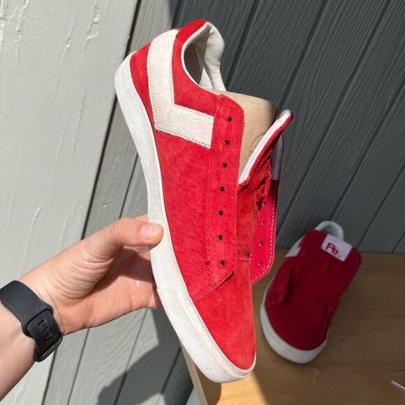 PONY x Joey Bada$$ Topstar Lo Pro Era Red Suede Sneakers – Men’s 9.5 - Picture 7 of 12